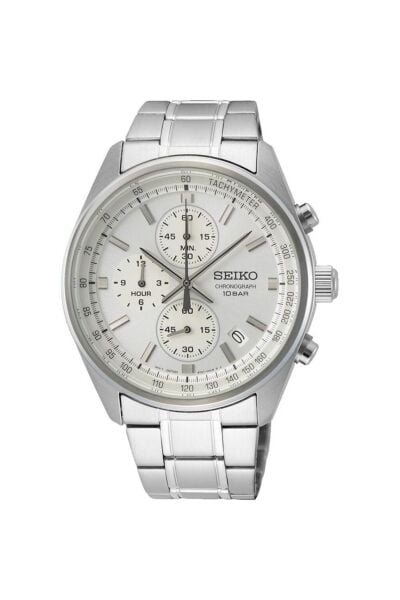 Erkek Gümüş Chronograph Çelik Kol Saati Ssb375p