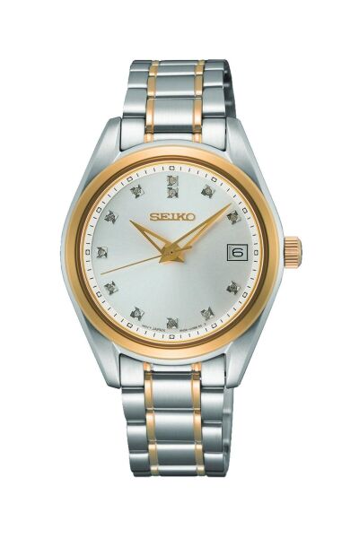 SEIKO SUR582P PIRLANTA TAŞLI KADIN KOL SAATİ
