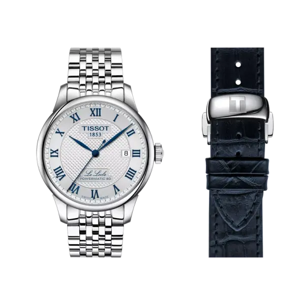 Tissot Le Locle 20th Anniversary 39.3mm Yedek Deri Kayışlı