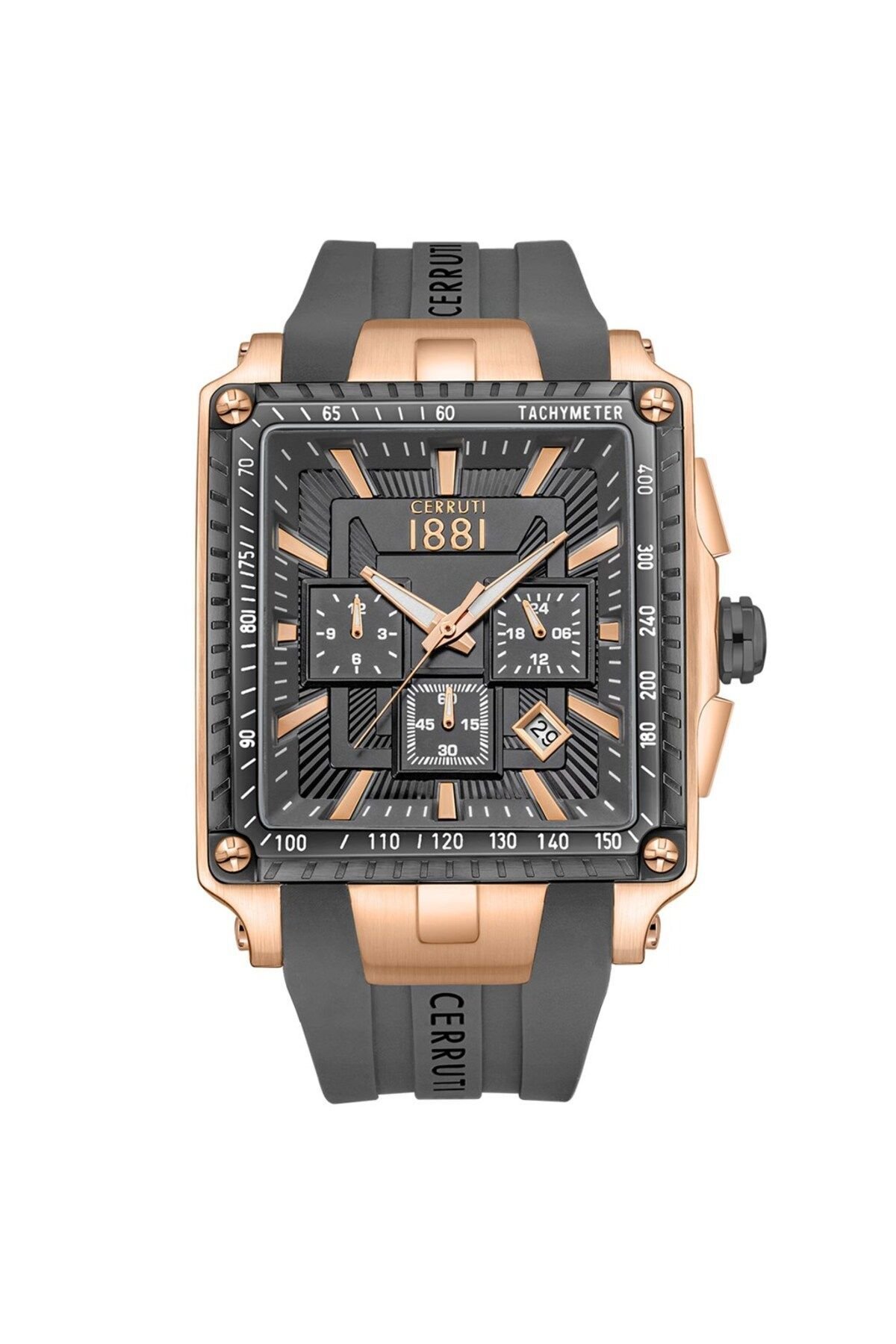 Cıwgo0018503 Quartz Silikon Füme 43 Mmx56 Mm Erkek Kol Saati