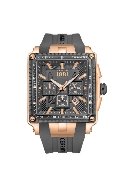 Cıwgo0018503 Quartz Silikon Füme 43 Mmx56 Mm Erkek Kol Saati