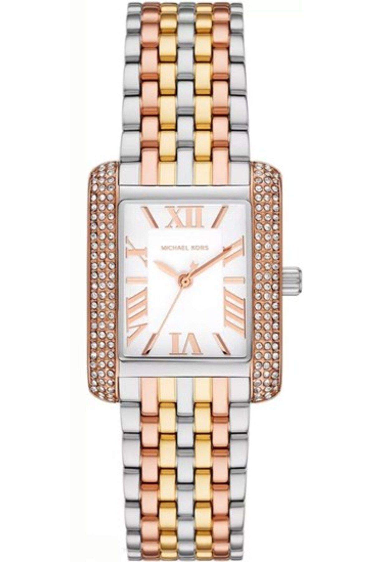 Mk4744 Quartz Çelik Altın/rose/gri 33 Mm Kadın Kol Saati