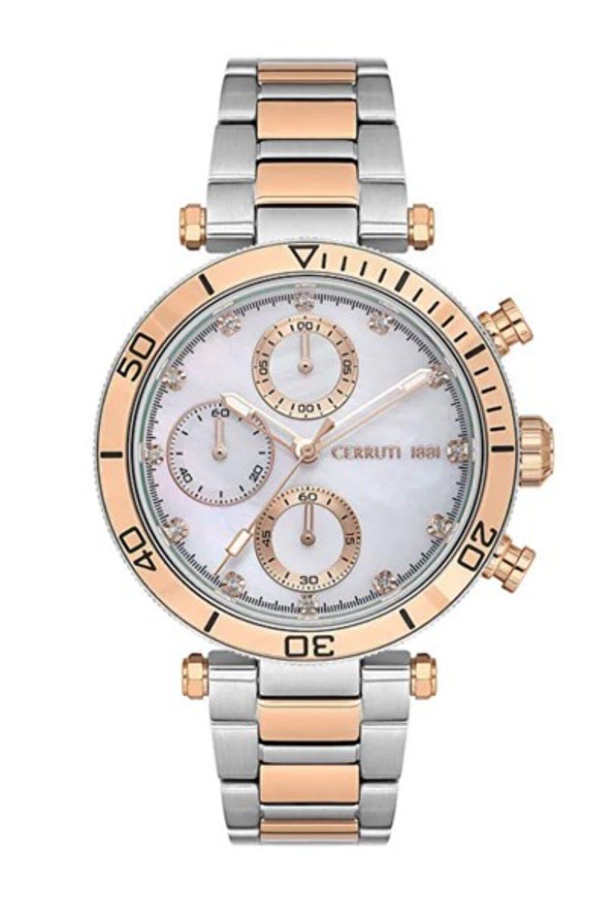 Cerruti1881 CIWLI0049906 Quartz Çelik Rose/Gri Sedef Kadran 38 mm Kadın Kol Saati