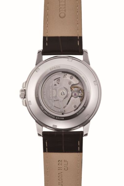 RA-AA0C06E39B Kurmalı Otomatik Deri Kahverengi Yeşil Kadran 42 mm Erkek Kol Saati