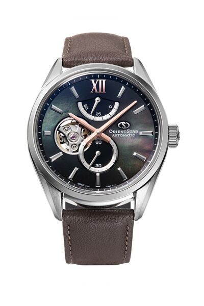 RE-BY0007A00B Otomatik Çelik Open Heart Safir Cam 10 ATM 40 mm Çift Kordonlu Erkek Kol S